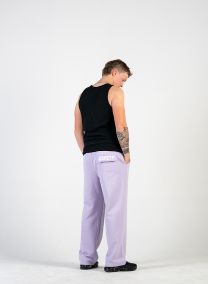 Comfort Theory Straight Leg Sweatpants - Violet Haze