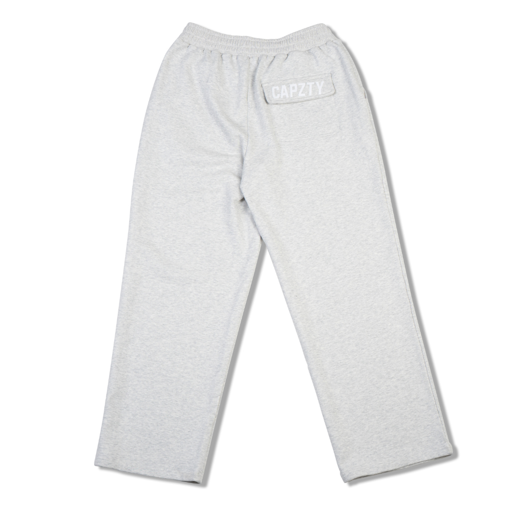 Comfort Theory Straight Leg Sweatpants - Grey Wire