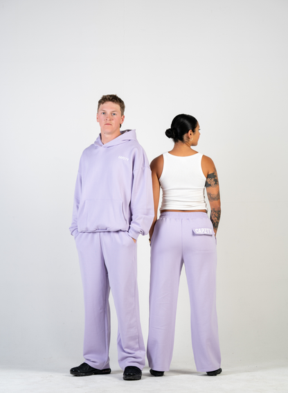 Comfort Theory Straight Leg Sweatpants - Violet Haze